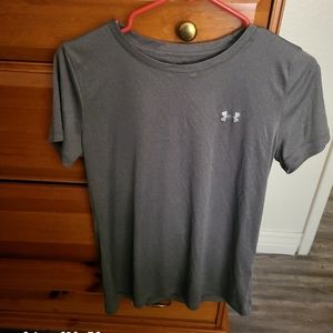 Under armour grey womens athletic shirt